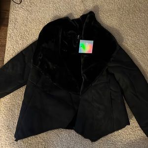Missguided black coat